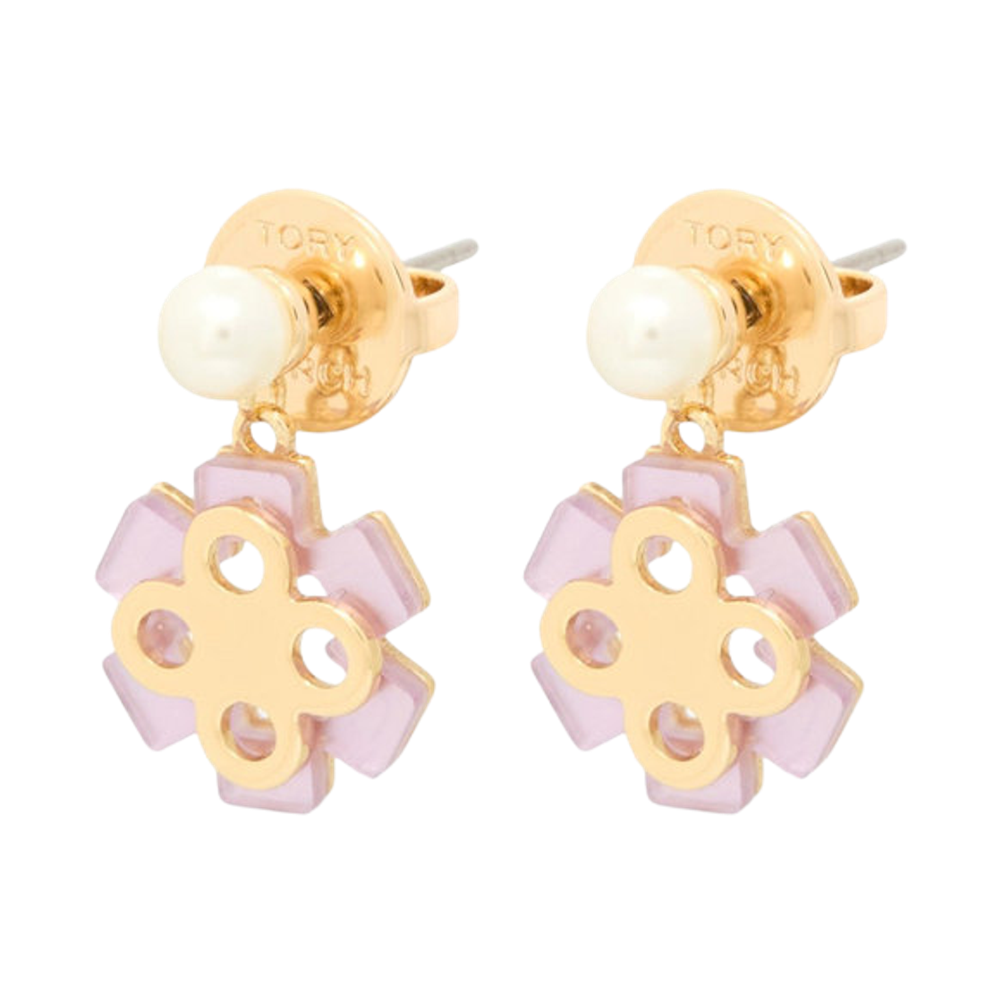 185347-665 (W) Tory Burch Forget Me Not Earring Gold