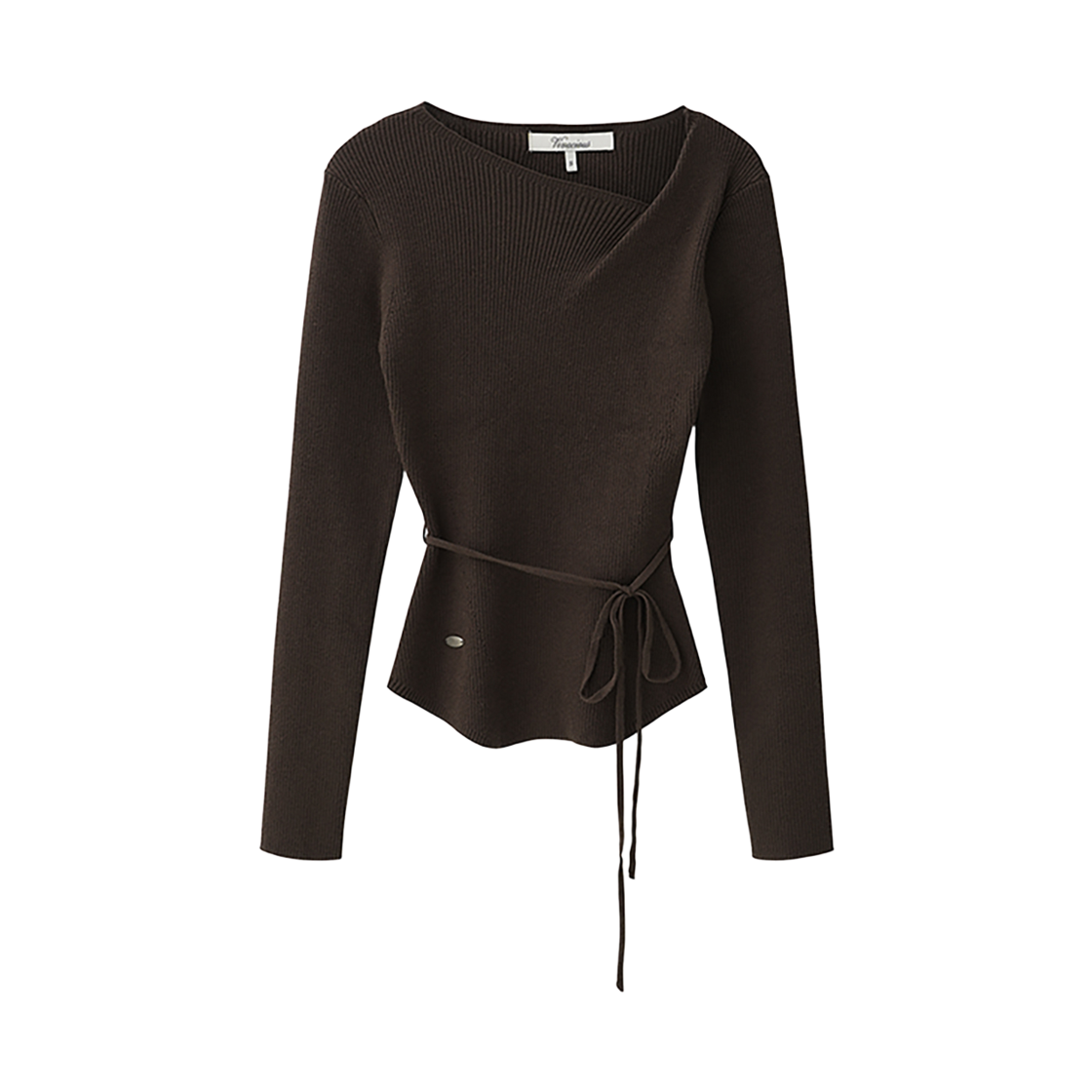 VV63KN12BR VIVACIOUS Allure Twist Slim Knit BROWN