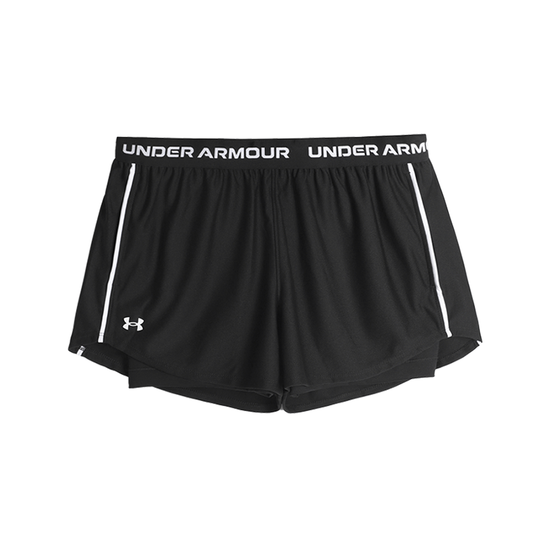 1389895-001 [20% 쿠폰] (W) Under Armour Tech Play Up 2-in-1 Shorts Black White