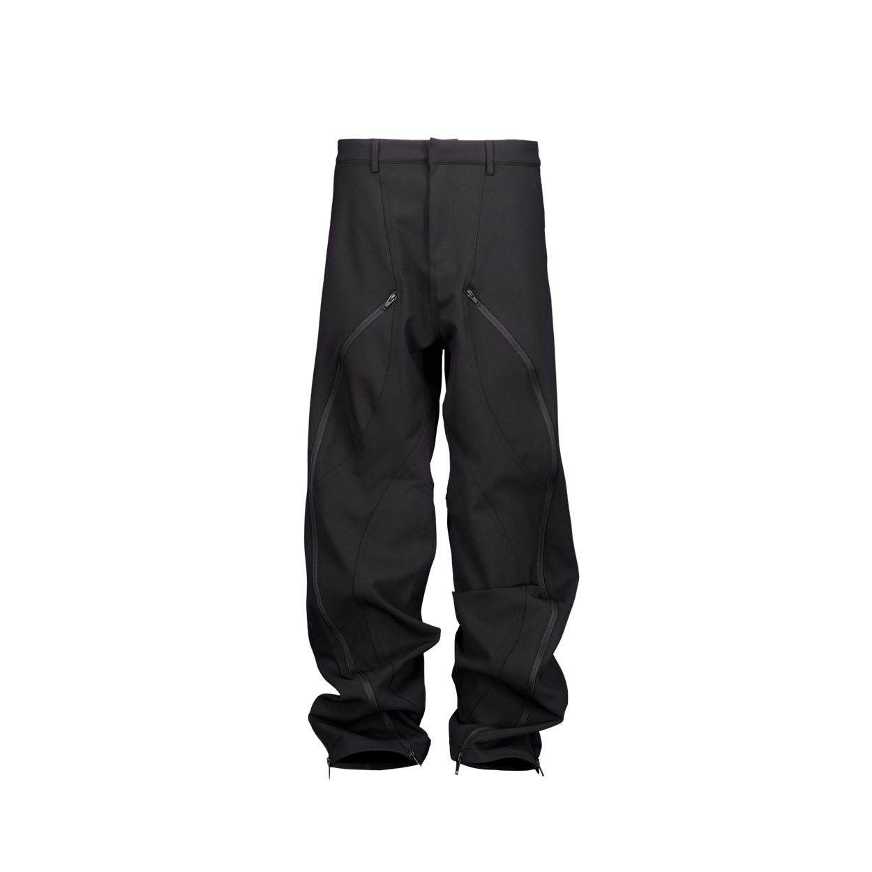 26FWUVCZPVB Undermycar Contour Zip Pants Void Black