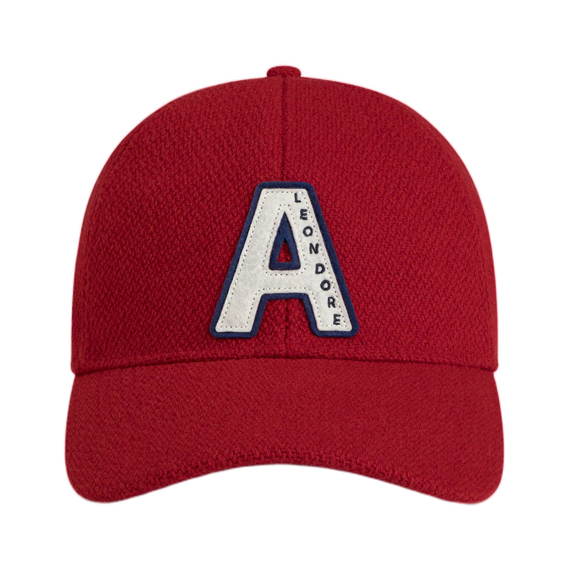 - Aime Leon Dore Wool Varsity Logo Hat Equestrian Red