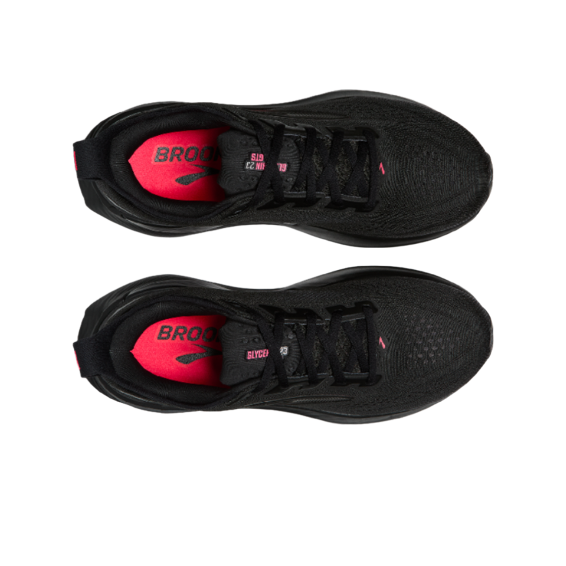 (W) 브룩스 러닝 글리세린 GTS 23 핑크 엔진 블랙 - D 와이드((W) Brooks Running Glycerin GTS 23 Pink Engine Black - D Wide) - 2