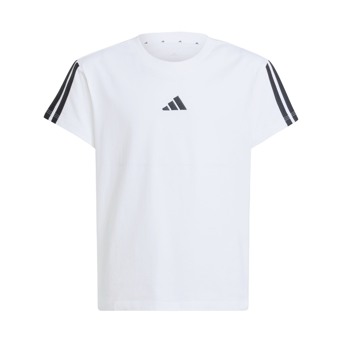 JJ0945 (Kids) Adidas Essentials T-Shirt White Black - KR Sizing