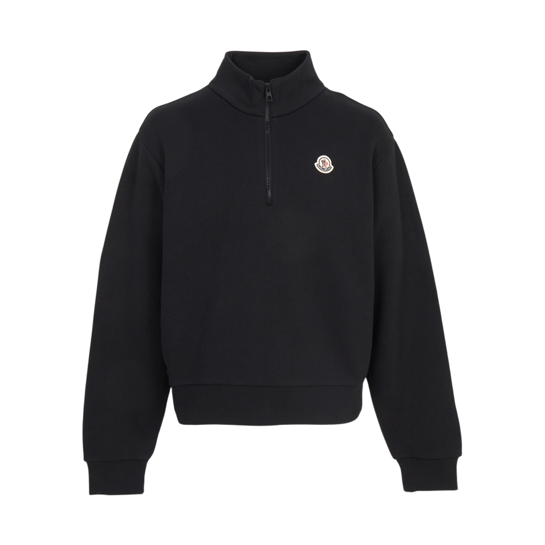 L2-091-8G00059-899V4-999 Moncler Half Zip-Up Sweatshirt Black - 26FW