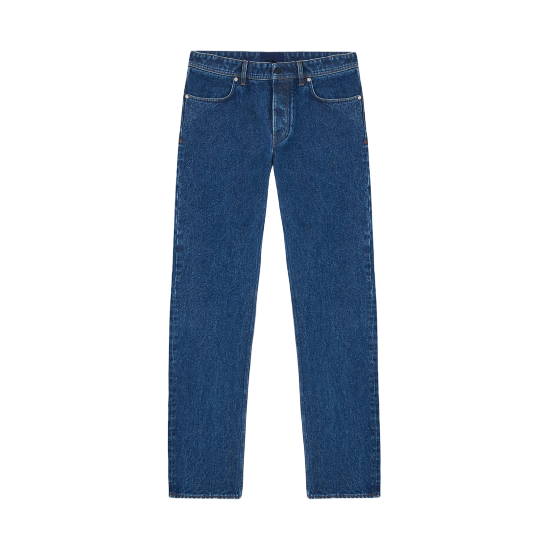 L2S14J1000-05S0J34-VJ202 Stone Island J100005 Indigo Denim-Medium Grainy Wash Regular-Straight-Fit Five-Pocket Jeans Blue Medium Wash - 26FW