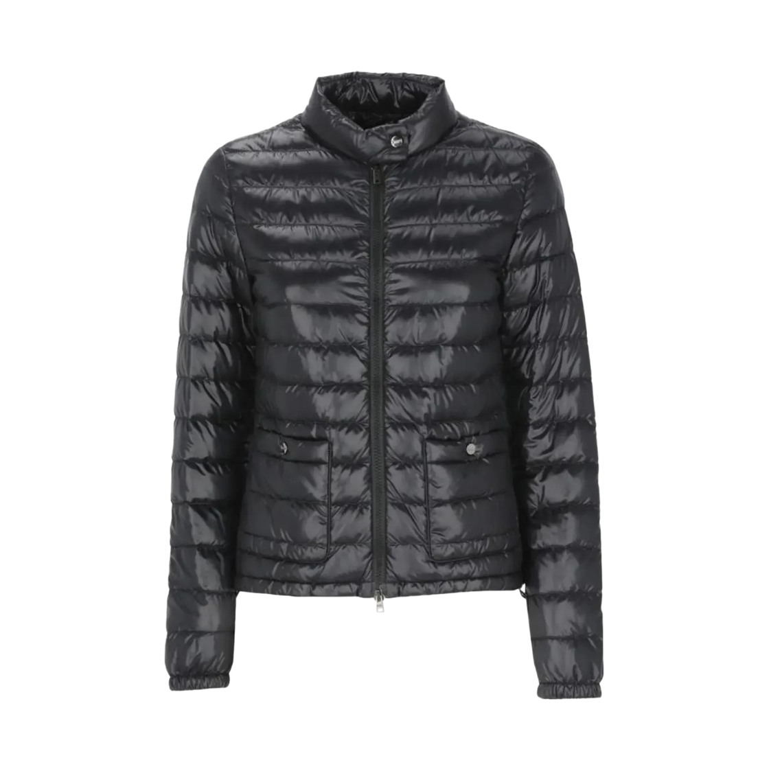 PI002039D-12017Z-9300 (W) Herno Bomber Jacket in Nylon Ultralight Black