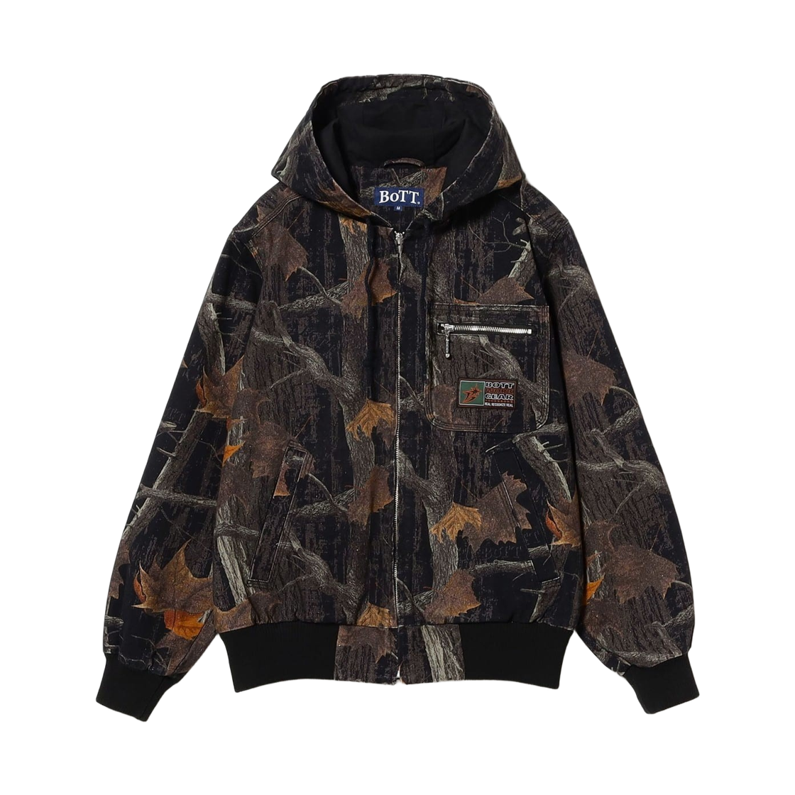 75-18-0195-142 Beams T x BoTT Hooded Field Jacket Black