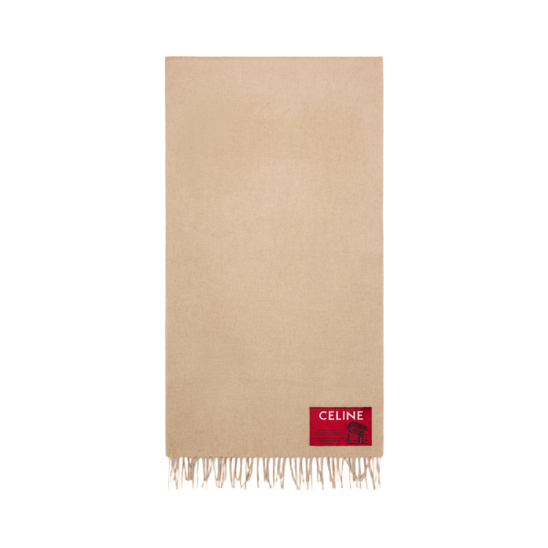 AA0PG5I40-03NE Celine Scarf in Cashmere Wool Naturel