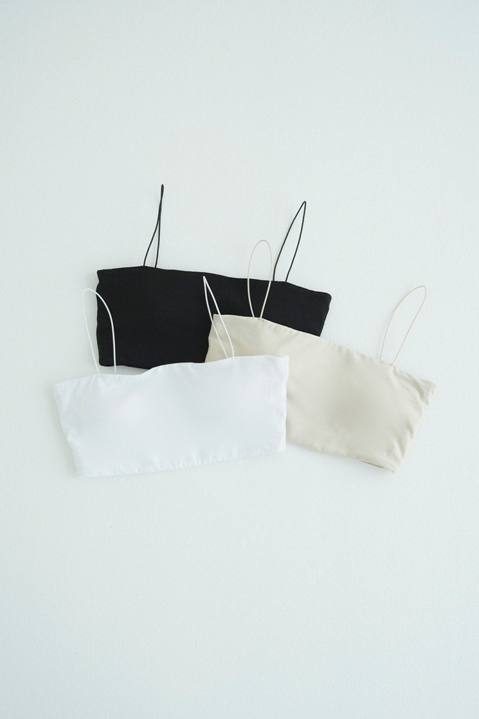 클라네 씬 코드 반도 브라 탑(CLANE Thin Cord Bandeau Bra Tops) - 3