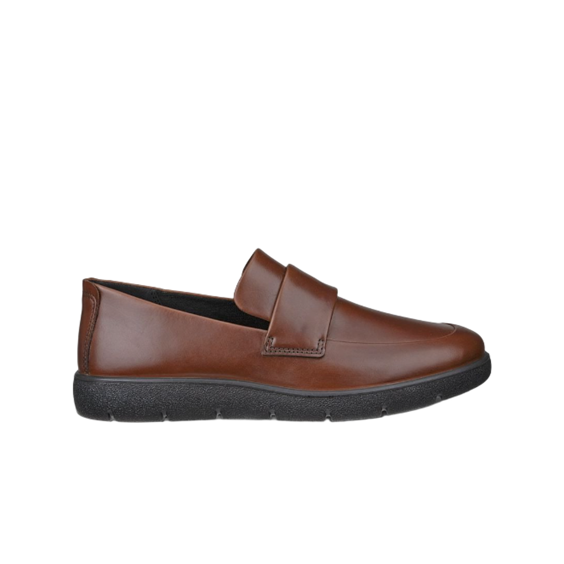 (W) 에코 벨라 2 레더 로퍼 브라운((W) Ecco Bella 2 Leather Loafer Brown)