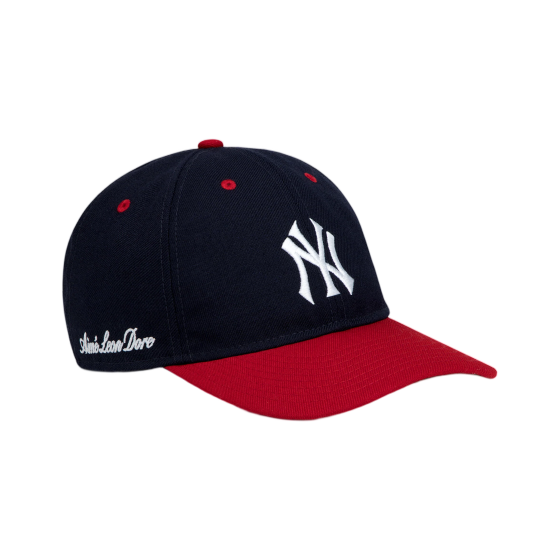 에메 레온 도르 x 뉴에라 양키스 레트로 핏 햇 바베이도스 체리(Aime Leon Dore x New Era Yankees Retro Fit Hat Barbados Cherry) - 2