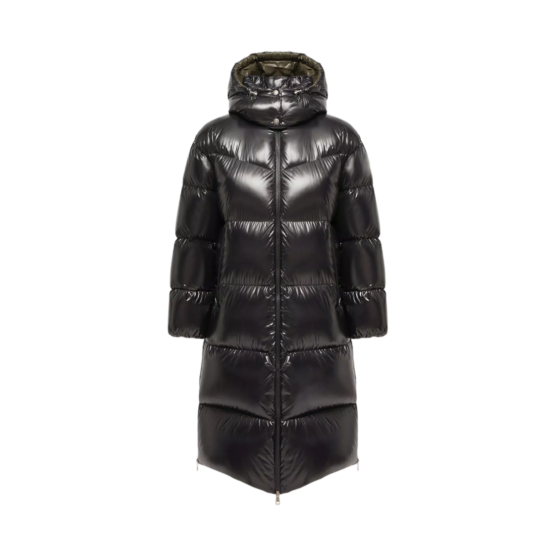 L2-093-1A00168-597Z8-999 (W) Moncler Harfang Hooded Long Down Coat Black - 26FW