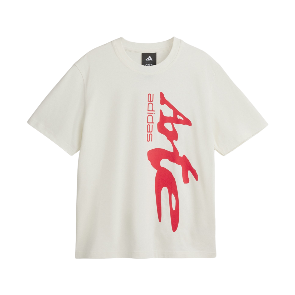 KZ5540 Adidas x Arte Antwerp T-Shirt Off White Lush Red - KR Sizing