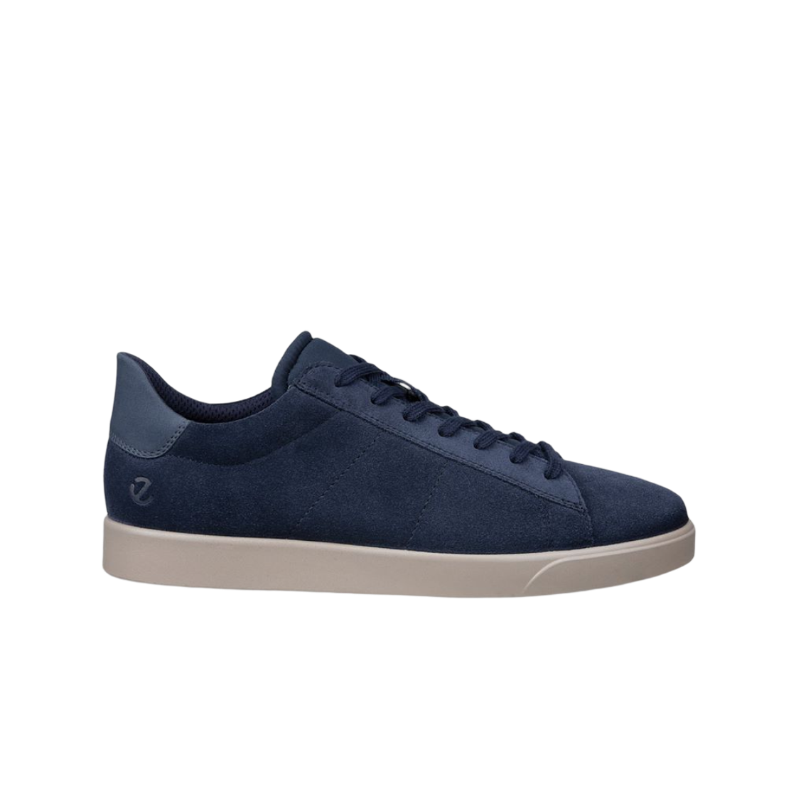 521304-52344 Ecco Street Lite Suede Trainer Blue