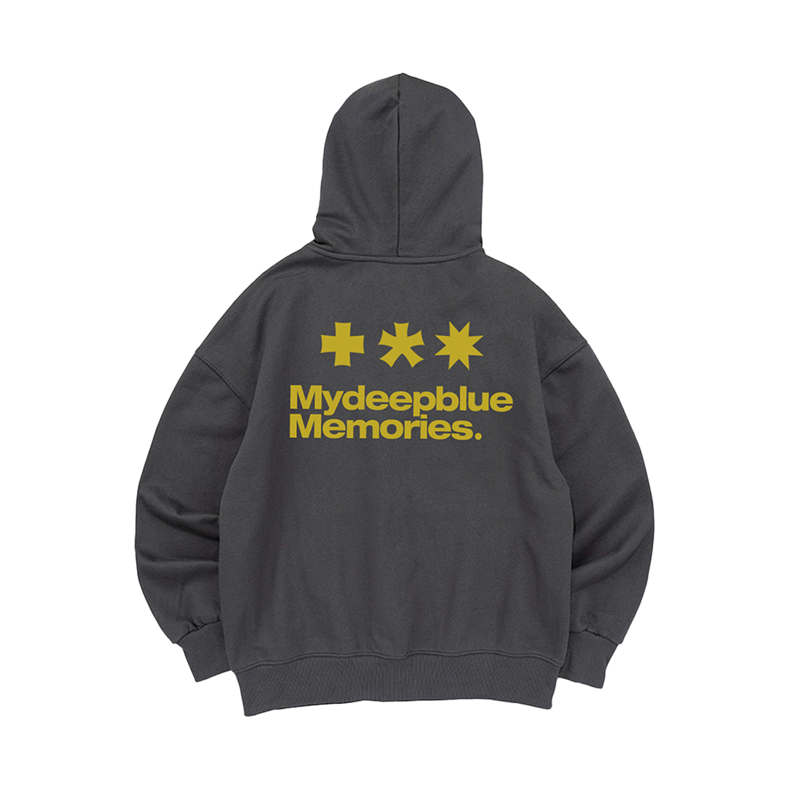26101401 MydeepblueMemories HD MM Symbol Logo Hoodie Charcoal