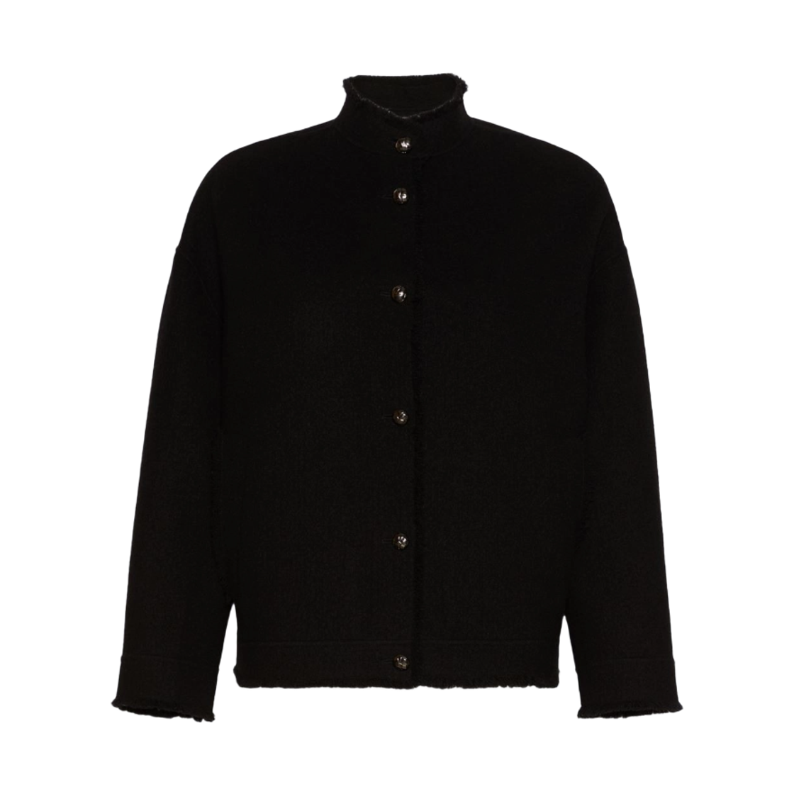 (W) 막스마라 팔미지 버진 울 자켓 블랙((W) Max Mara Palmizi Virgin Wool Jacket Black) - 1