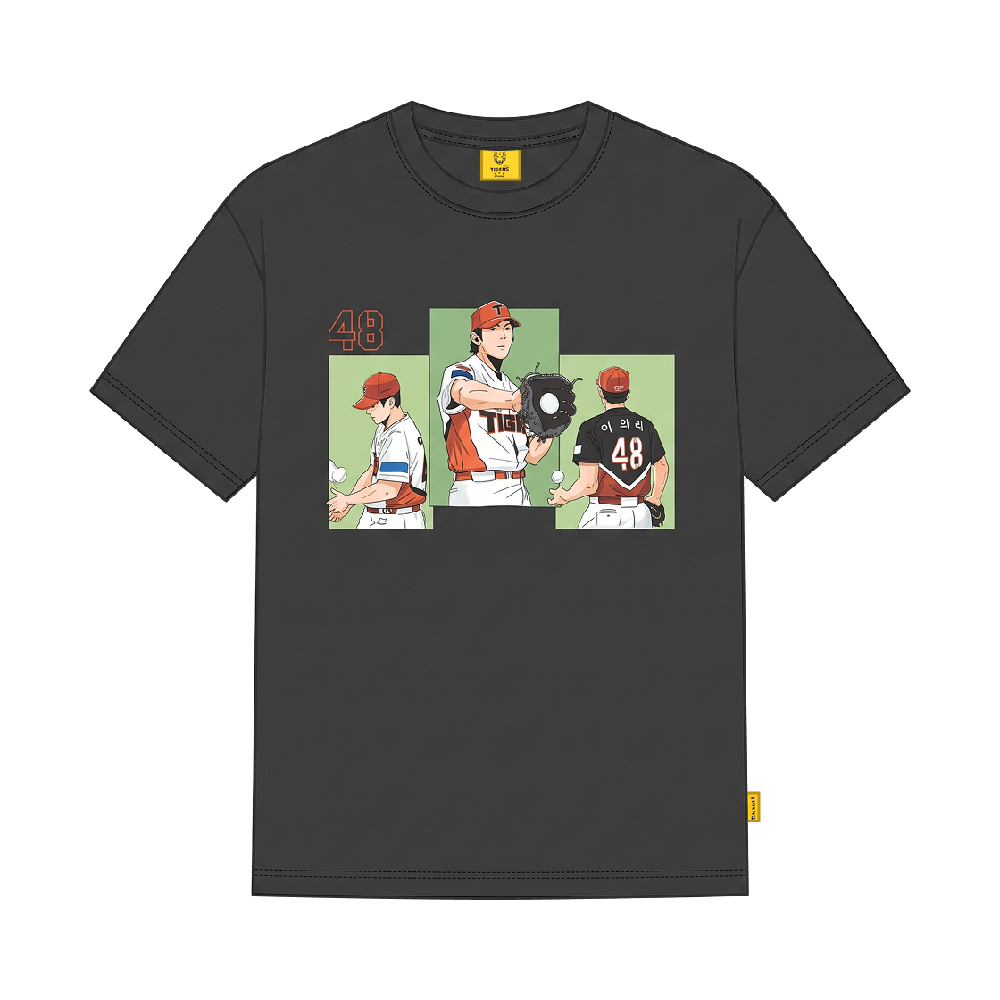 - Kia Tigers x IAB Studio 26 T-Shirt 48 Charcoal