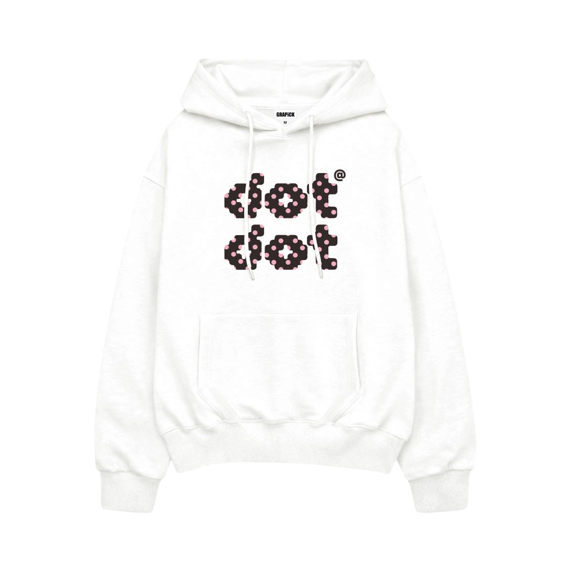 GRPI_6004_White GRAPICK Dats Oversized fit hooded t-shirt 5 Color [GRPI_6004]_White