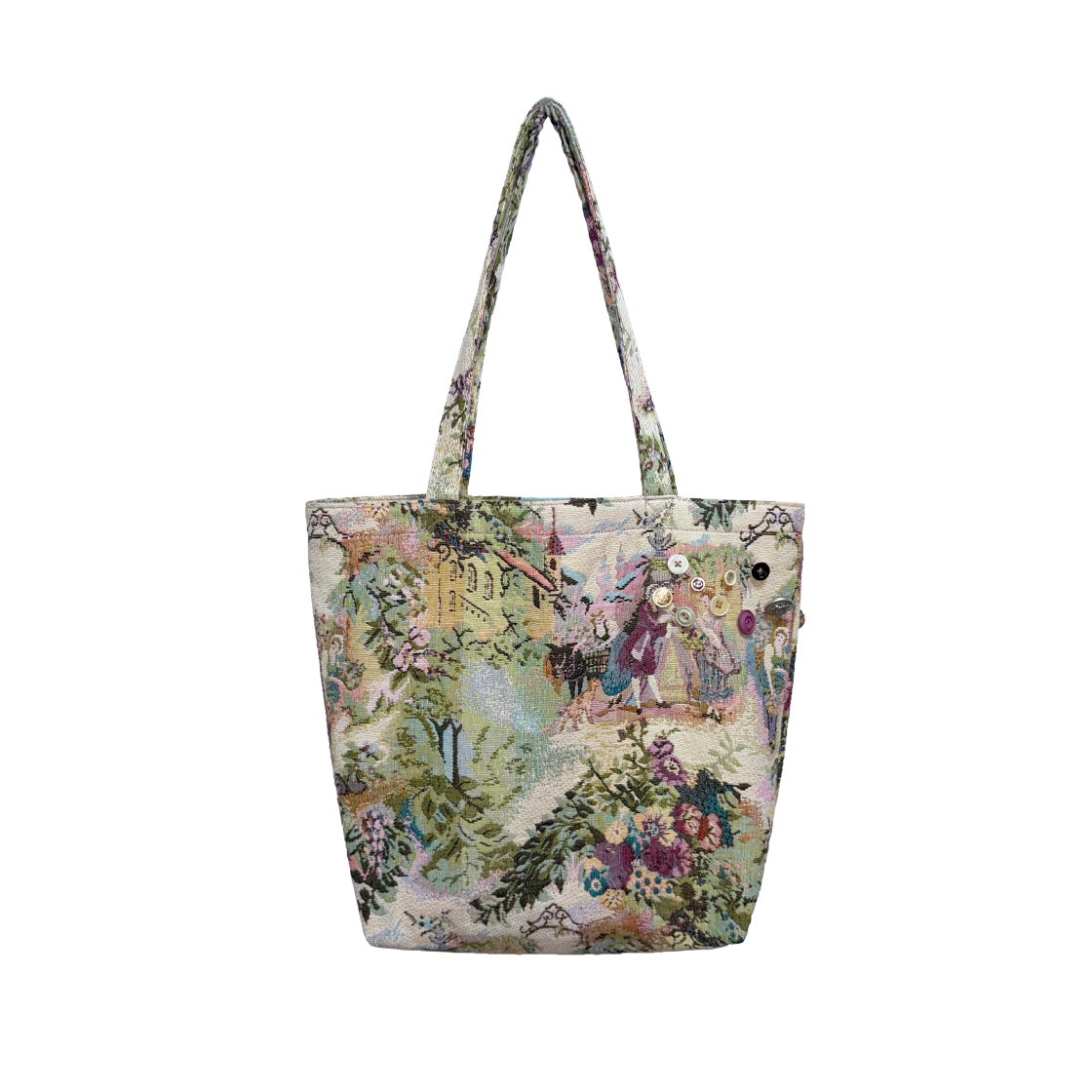 AY-BG02_PM Amaiyuutsu Fantasy Gobelin Tote Bag Pastel Multi