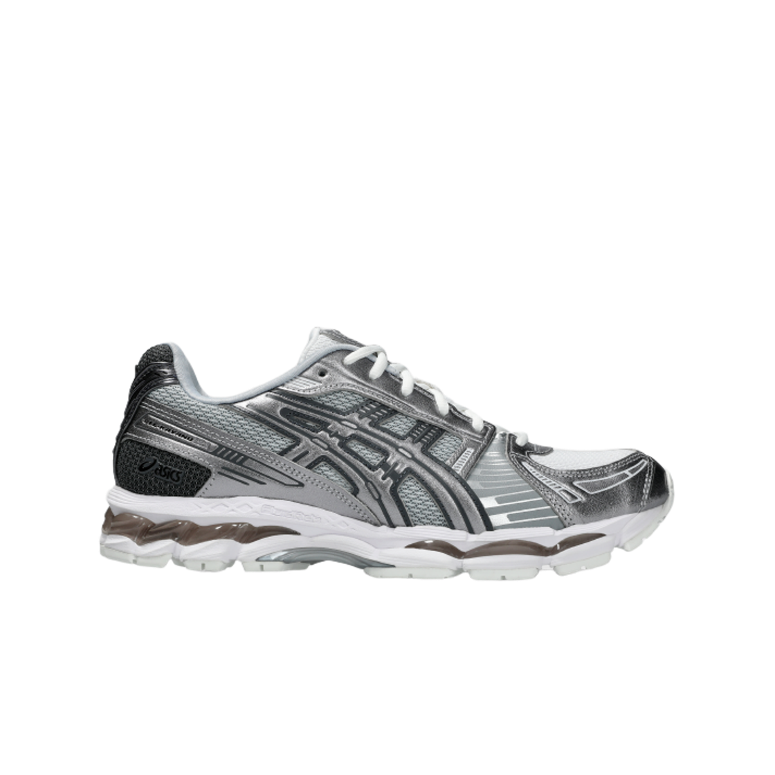 1203B075-100 Asics Gel-Kayano 12.1 White Pure Silver