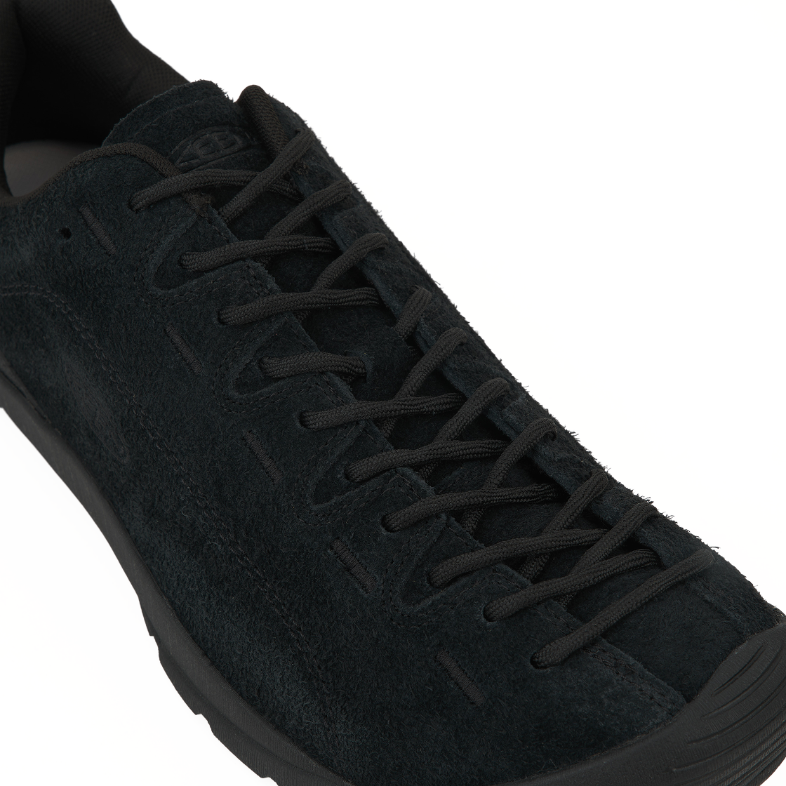 (W) 킨 재스퍼 스웨이드 스니커즈 블랙((W) Keen Jasper Suede Sneakers Black) - 7