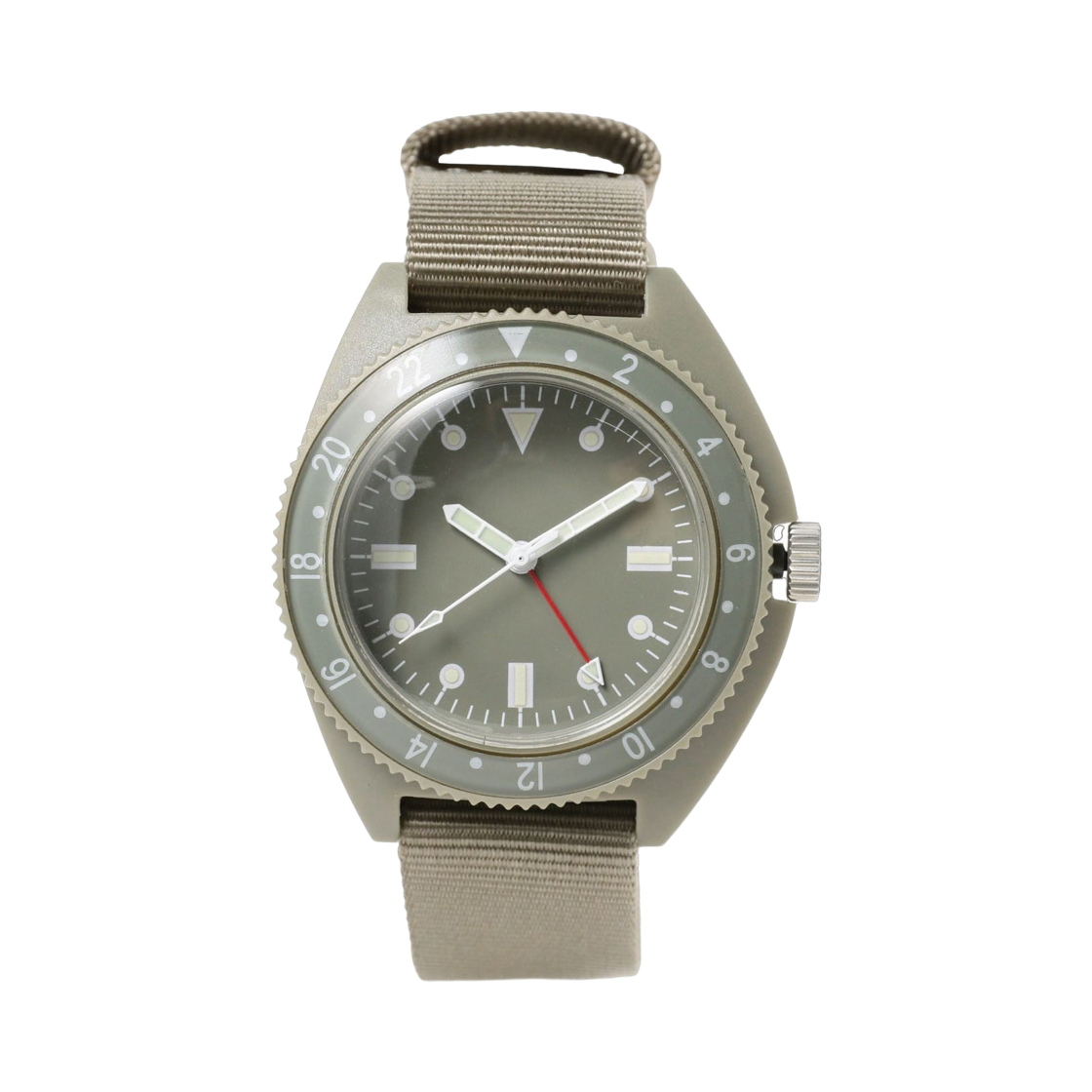38-48-0025-707 Beams Plus Military Travel Watch Type-P24 Sage Green