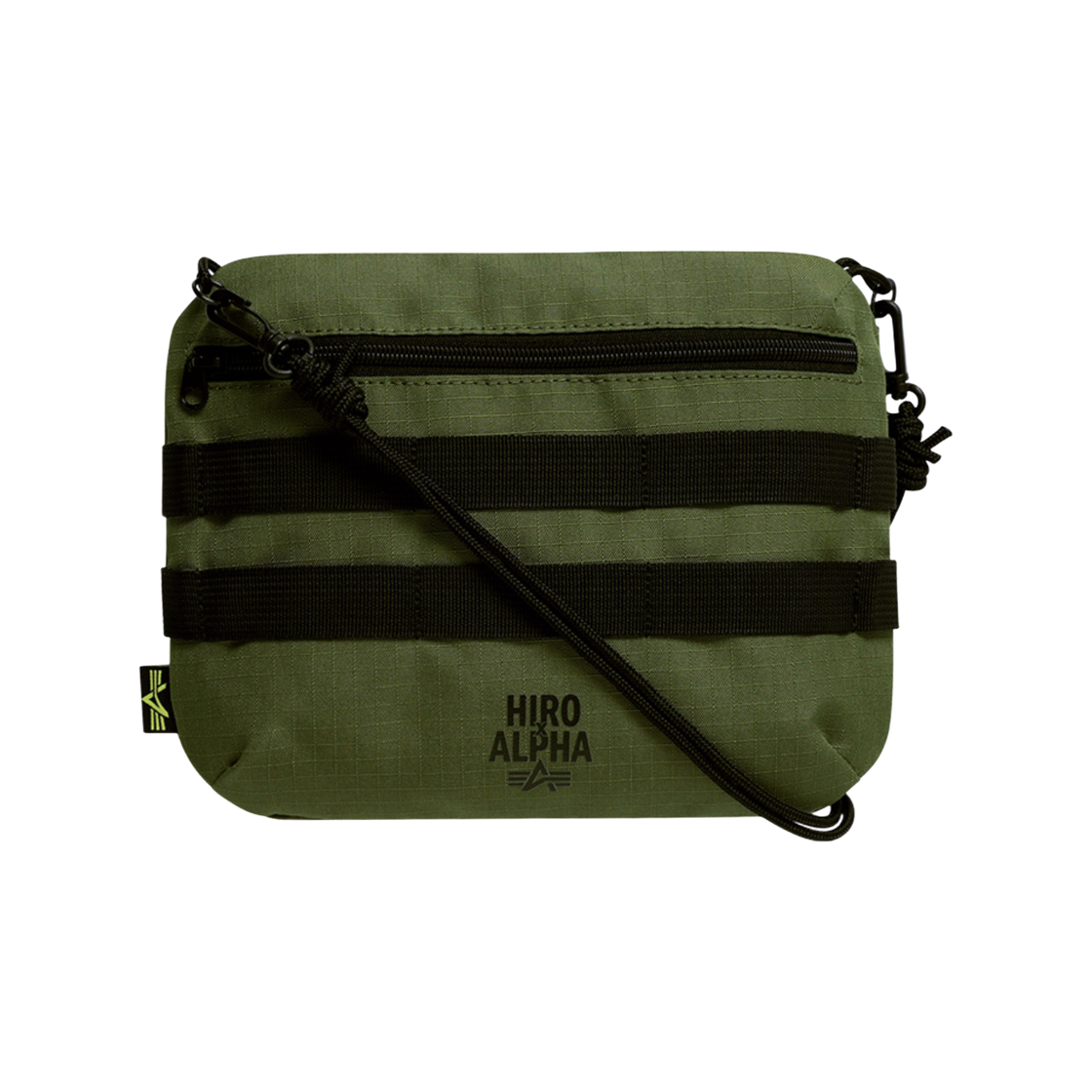히로 x 알파 인더스트리즈 사코슈 백 카키(Hiro x Alpha Industries Sacoche Bag Khaki) - 1