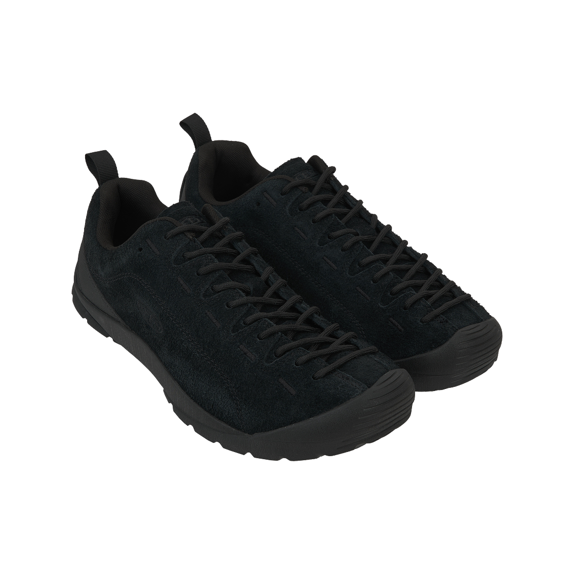 (W) 킨 재스퍼 스웨이드 스니커즈 블랙((W) Keen Jasper Suede Sneakers Black) - 4