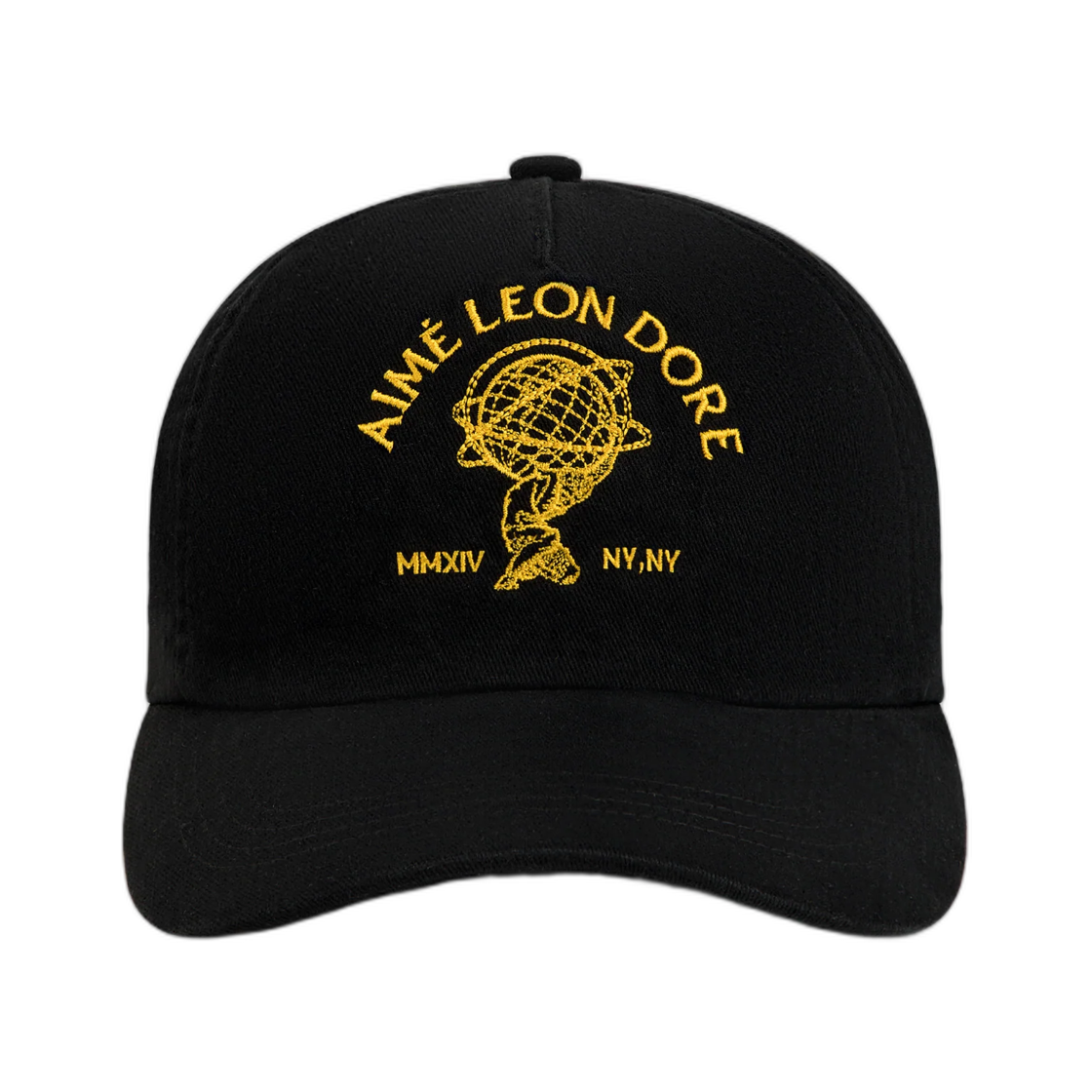에메 레온 도르 아틀라스 로고 햇 제트 블랙(Aime Leon Dore Atlas Logo Hat Jet Black) - 1