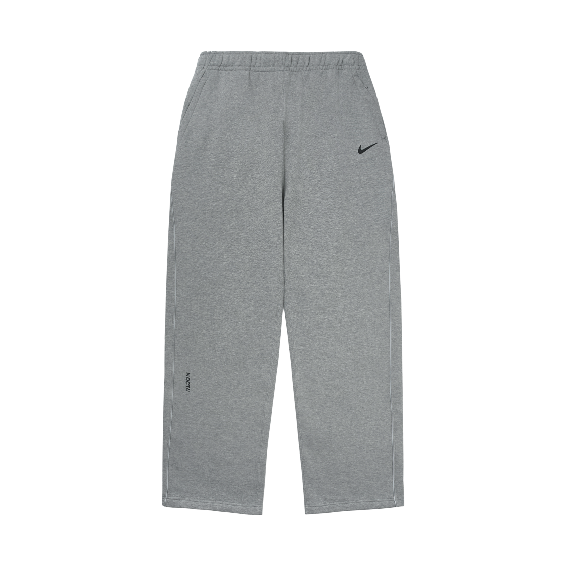 나이키 x 드레이크 녹타 오픈 헴 플리스 팬츠 다크 그레이 헤더 (FZ4675-063)(Nike x Drake Nocta Open Hem Fleece Pants Dark Grey Heather (FZ4675-063))