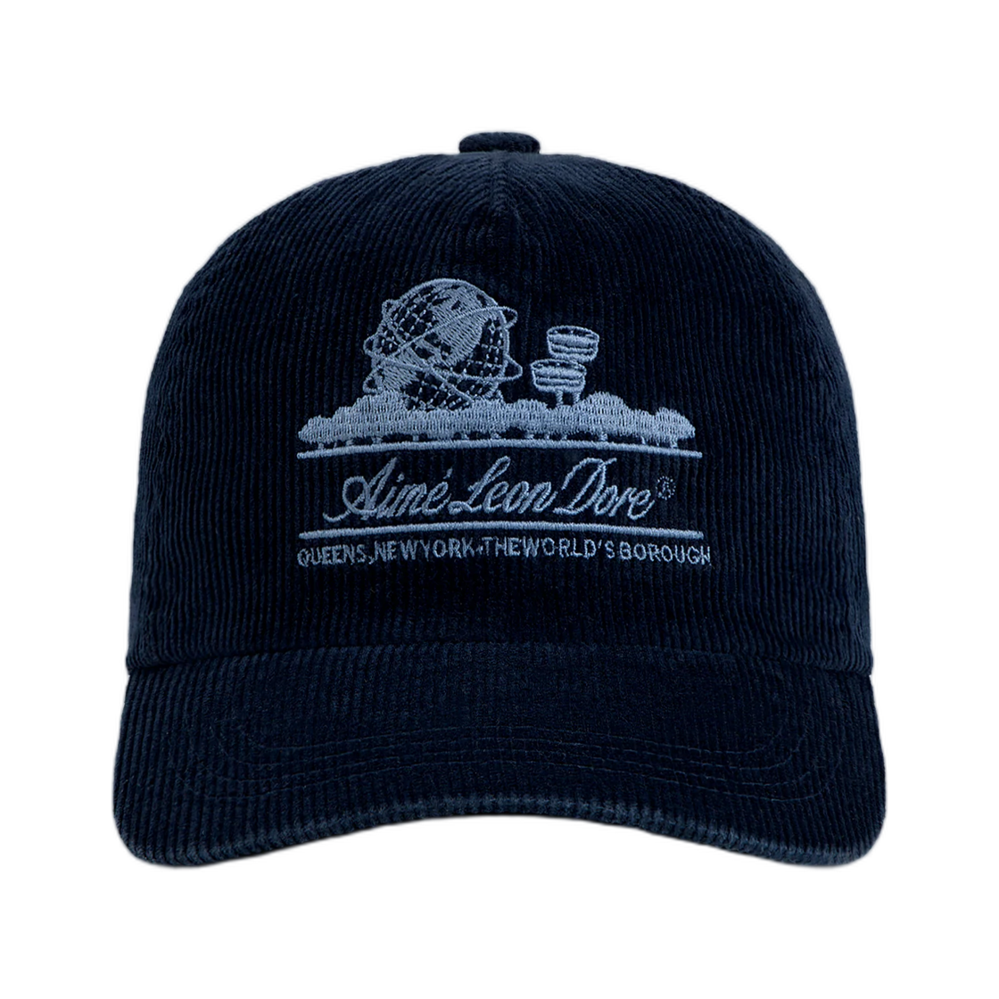 - Aime Leon Dore Corduroy Unisphere Hat Navy Blazer