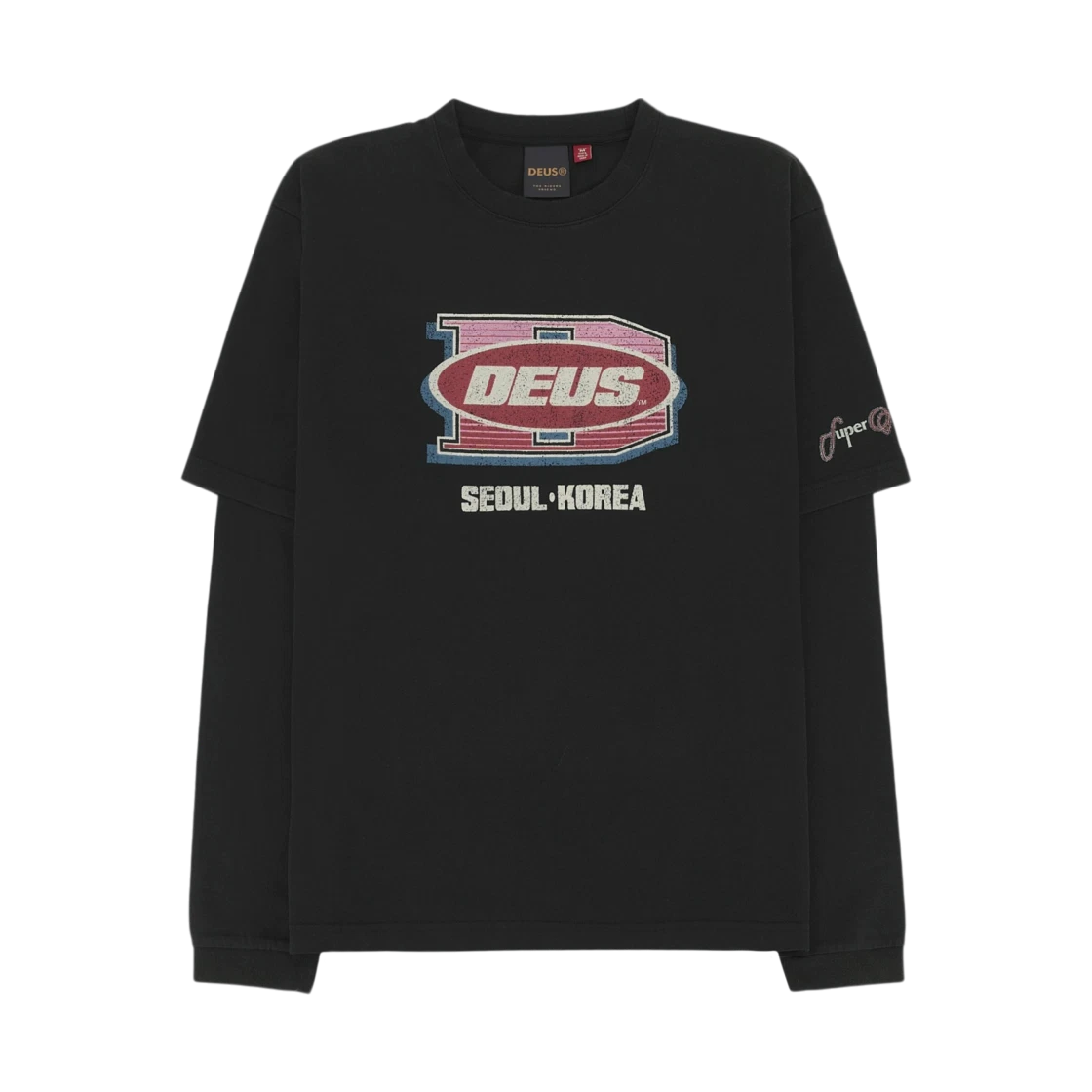 Deus Ex Machina Deus Ex Machina Layered L/S T-Shirt Charcoal · S