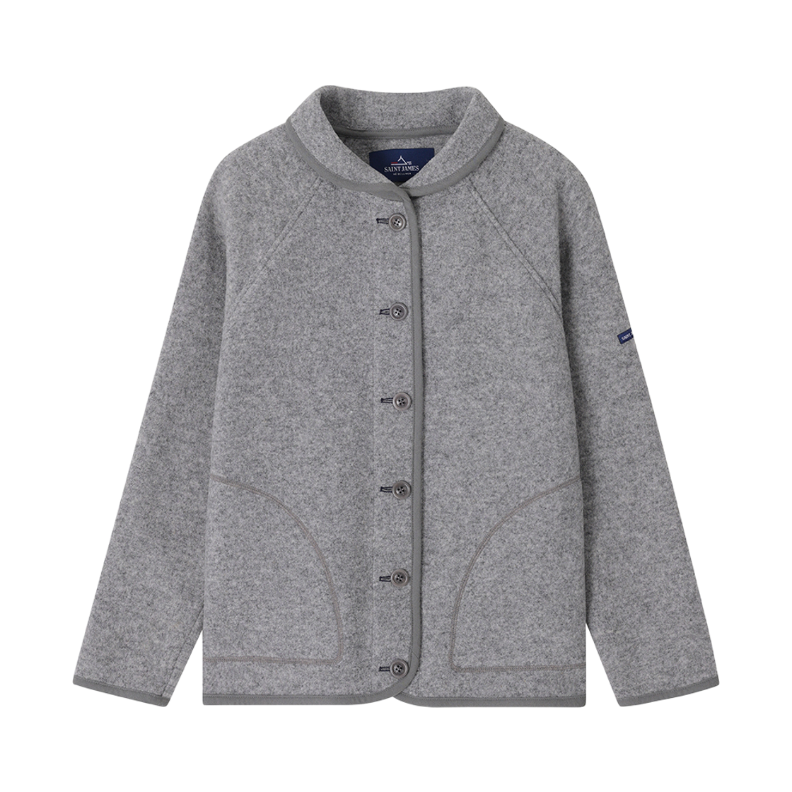 ASJF2G3KR78-LGY Saint James Cloche Jacket LGY