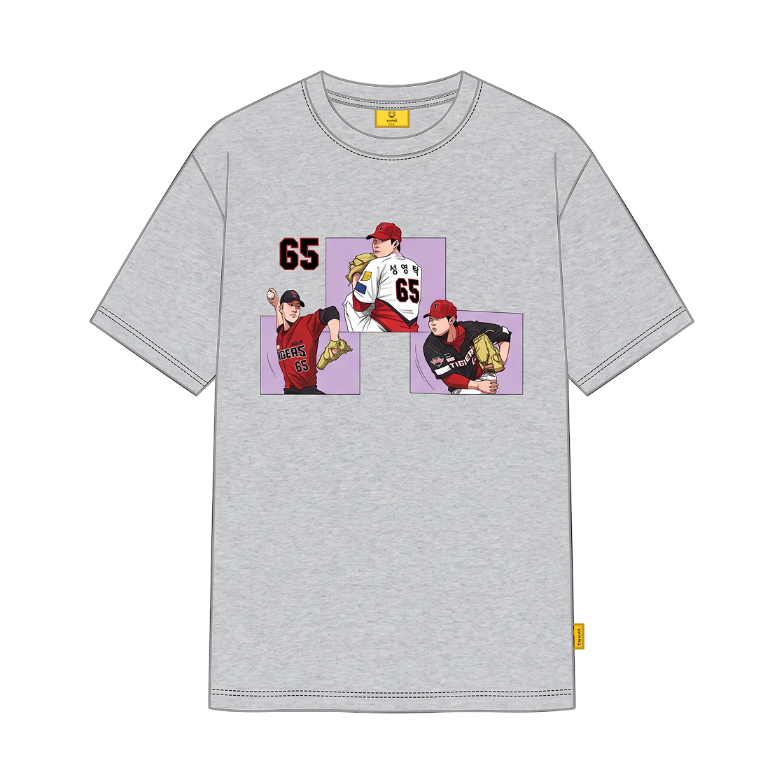 - Kia Tigers x IAB Studio 26 T-Shirt 65 Grey