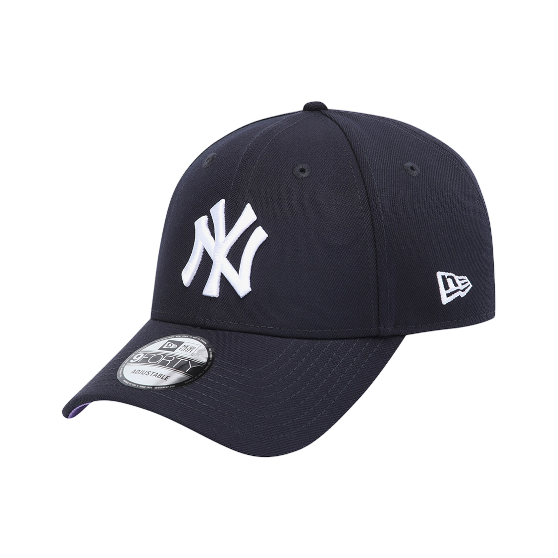 15411768 New Era MLB New York Yankees World Series Patch Ball Cap Navy Purple