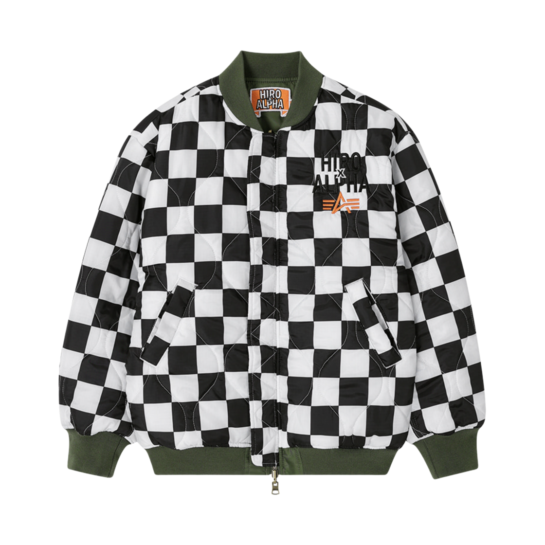 (키즈) 히로 x 알파 인더스트리즈 유스 리버서블 MA-1 카키((Kids) Hiro x Alpha Industries Youth Reversible MA-1 Khaki) - 3