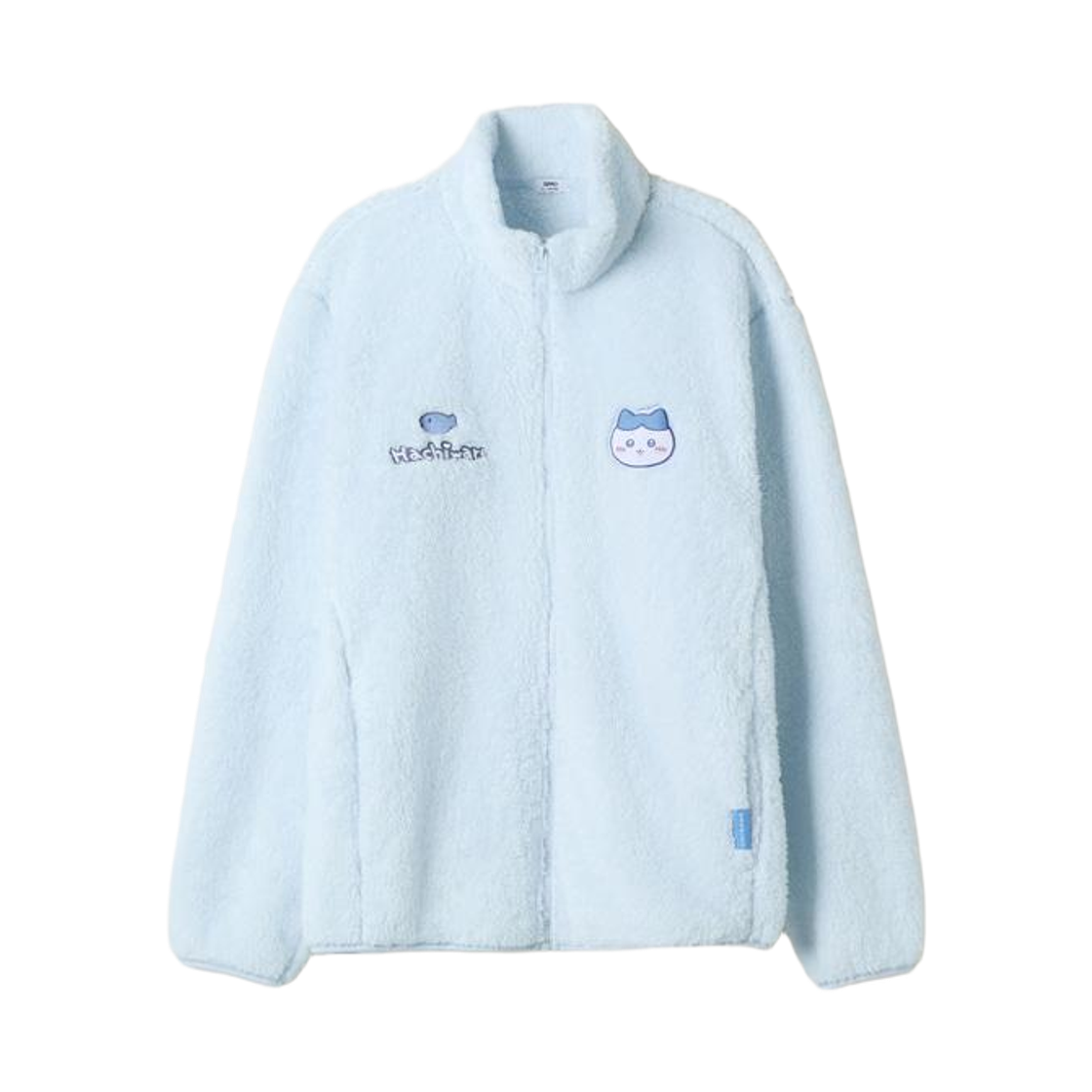 SPFZG4VU05 Spao x Chiikawa Basic Fur Fleece Zip Up Blue