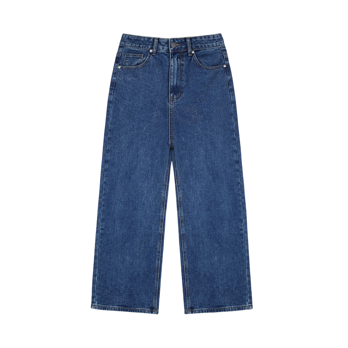CRDD_5001_Dark Blue CROSSDOT Pose wide-washed denim pants 6 Color [CRDD_5001]_Dark Blue