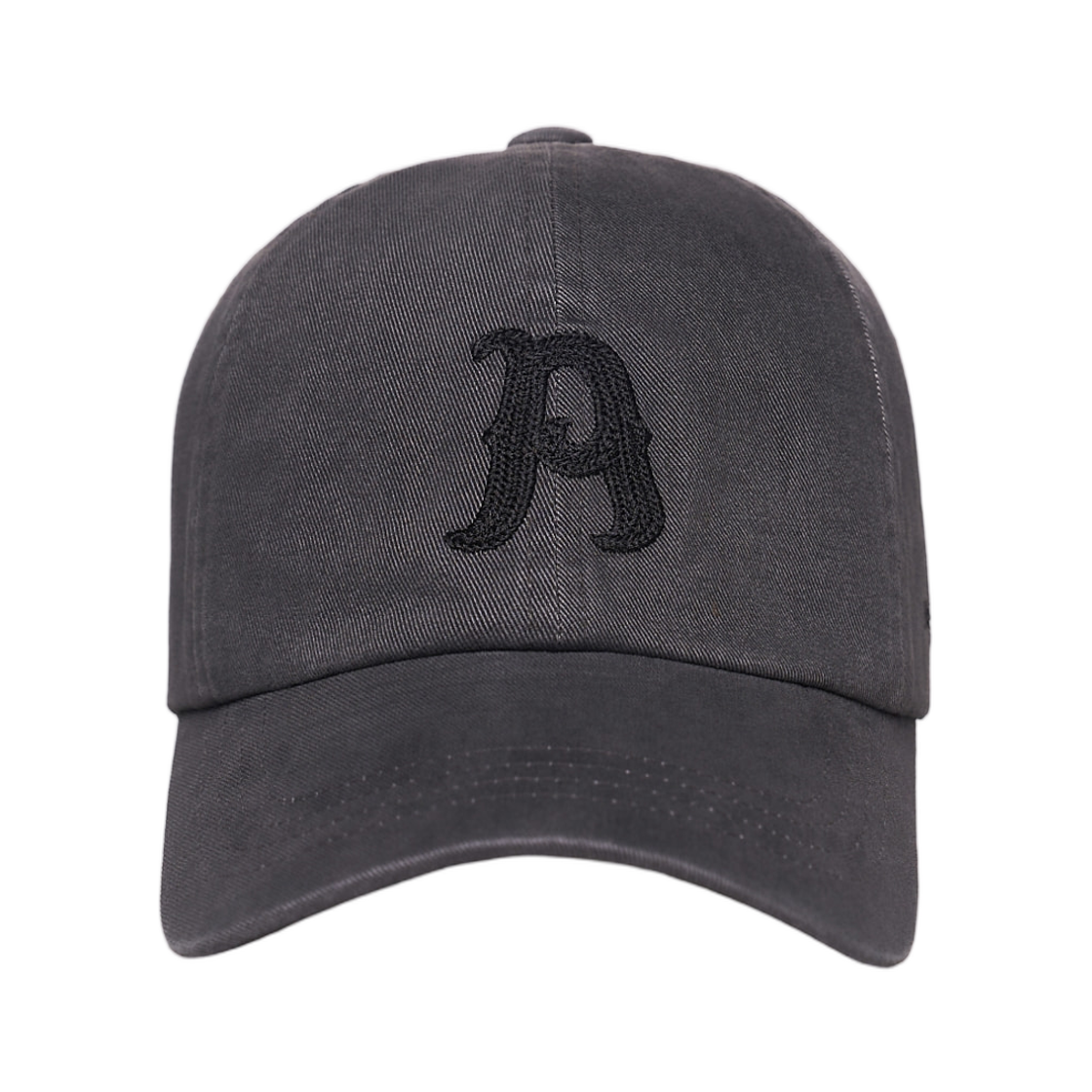 MK2600HT004VCH Matin Kim Initial Ball Cap In Charcoal