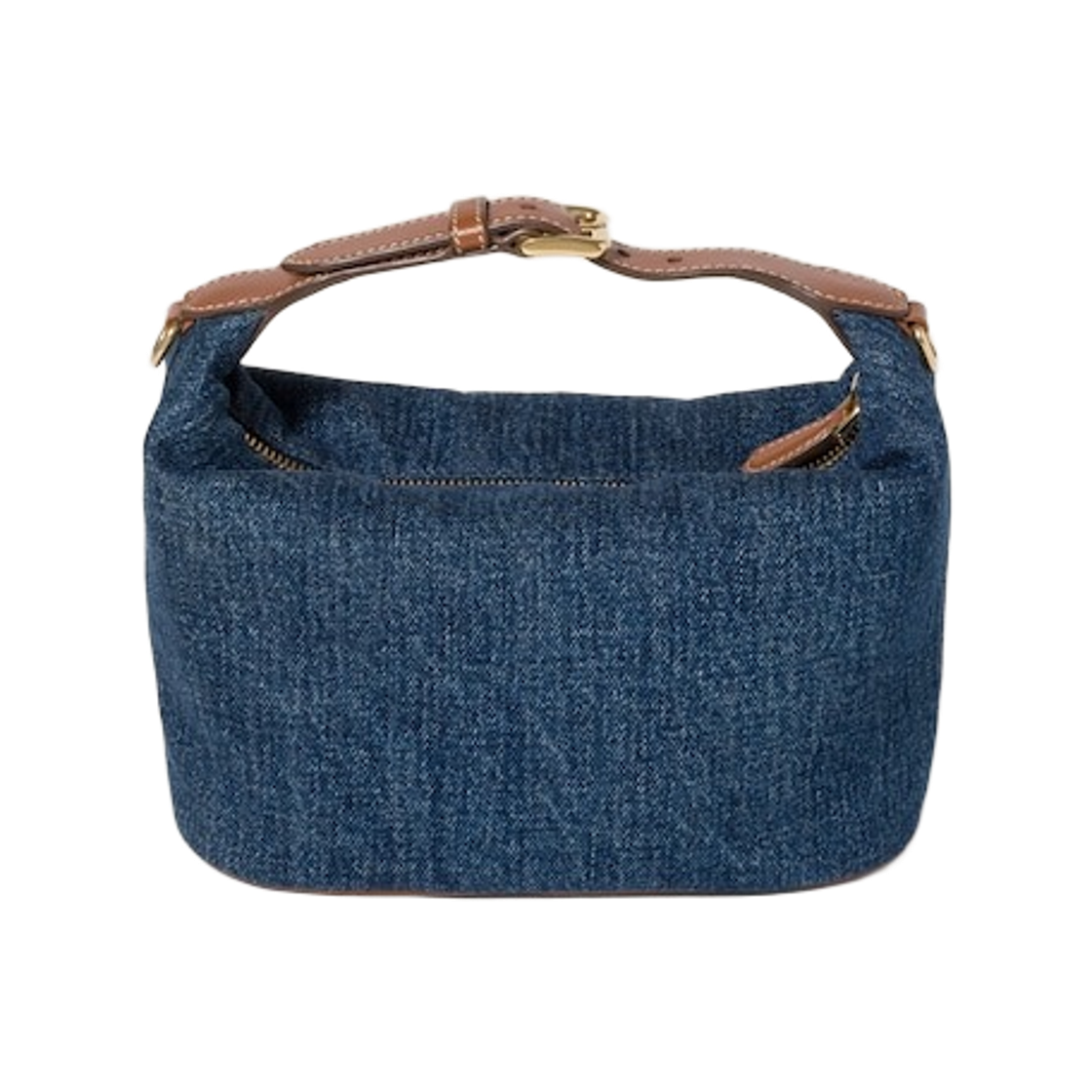 미우 미우 데님 파우치 블루 브랜디(Miu Miu Denim Pouch Blue Brandy) - 2