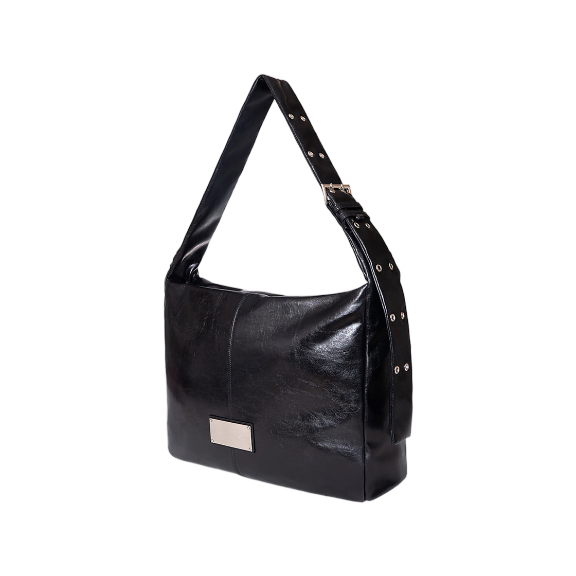 마뗑킴 패딩 아일렛 빅 백 블랙(Matin Kim Padded Eyelet Big Bag In Black) - 2