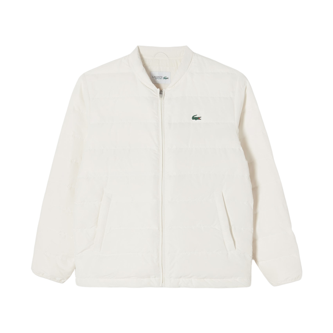 BH817E-56N-70V Lacoste Lightweight Down Jumper Off White