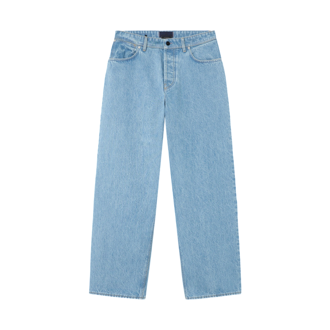 L2S14J1000-06S0J33-VJ204 Stone Island J100006 Indigo Denim-Light Blue Grainy Wash Loose-Fit Five-Pocket Jeans Blue Light Wash - 26FW