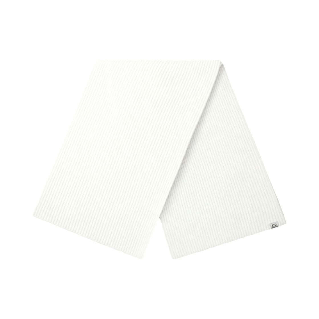 21CMAC292A006170AM12 C.P. Company Fleece Knit Scarf White Melange - 26FW