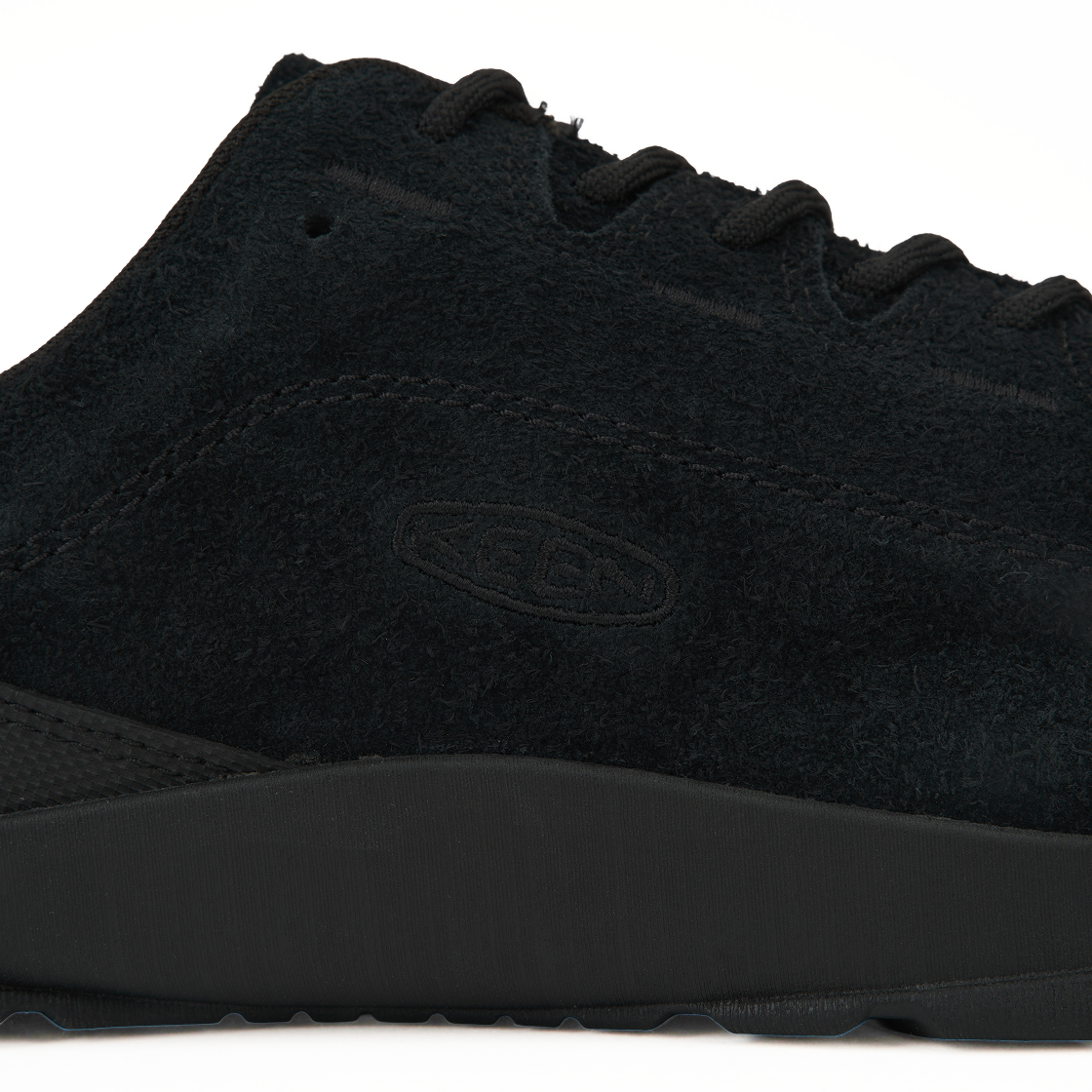 (W) 킨 재스퍼 스웨이드 스니커즈 블랙((W) Keen Jasper Suede Sneakers Black) - 8