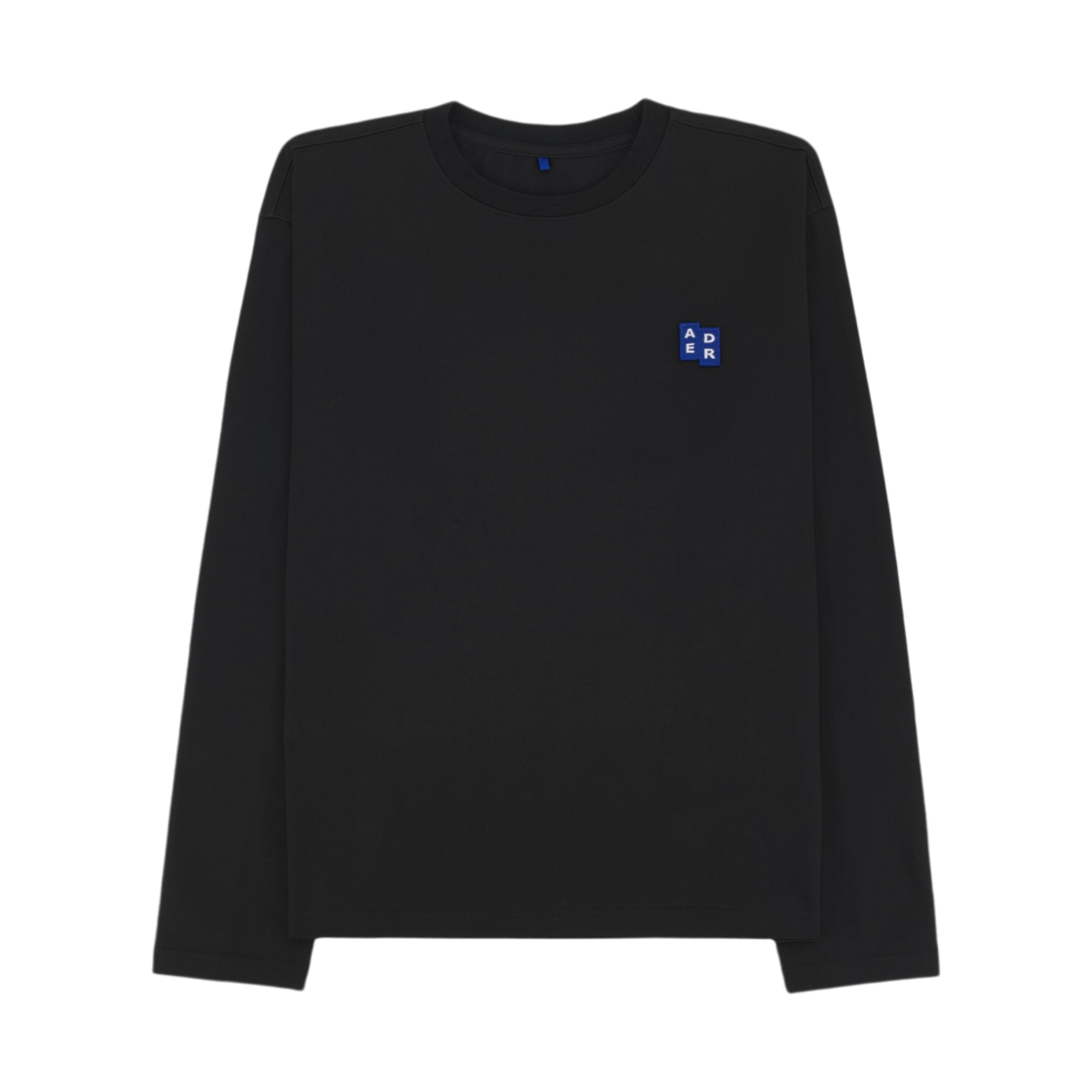 아더에러 시그니피컨트 TRS/BL 태그 롱슬리브 티셔츠 01 블랙(Ader Error Sig; TRS/BL Tag LS T-Shirt 01 Black)