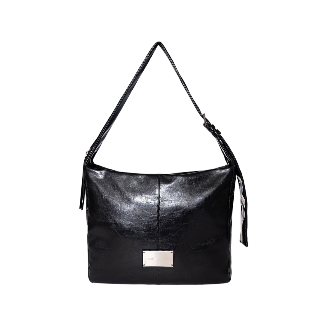 MK269OBG080MBB Matin Kim Padded Eyelet Big Bag In Black