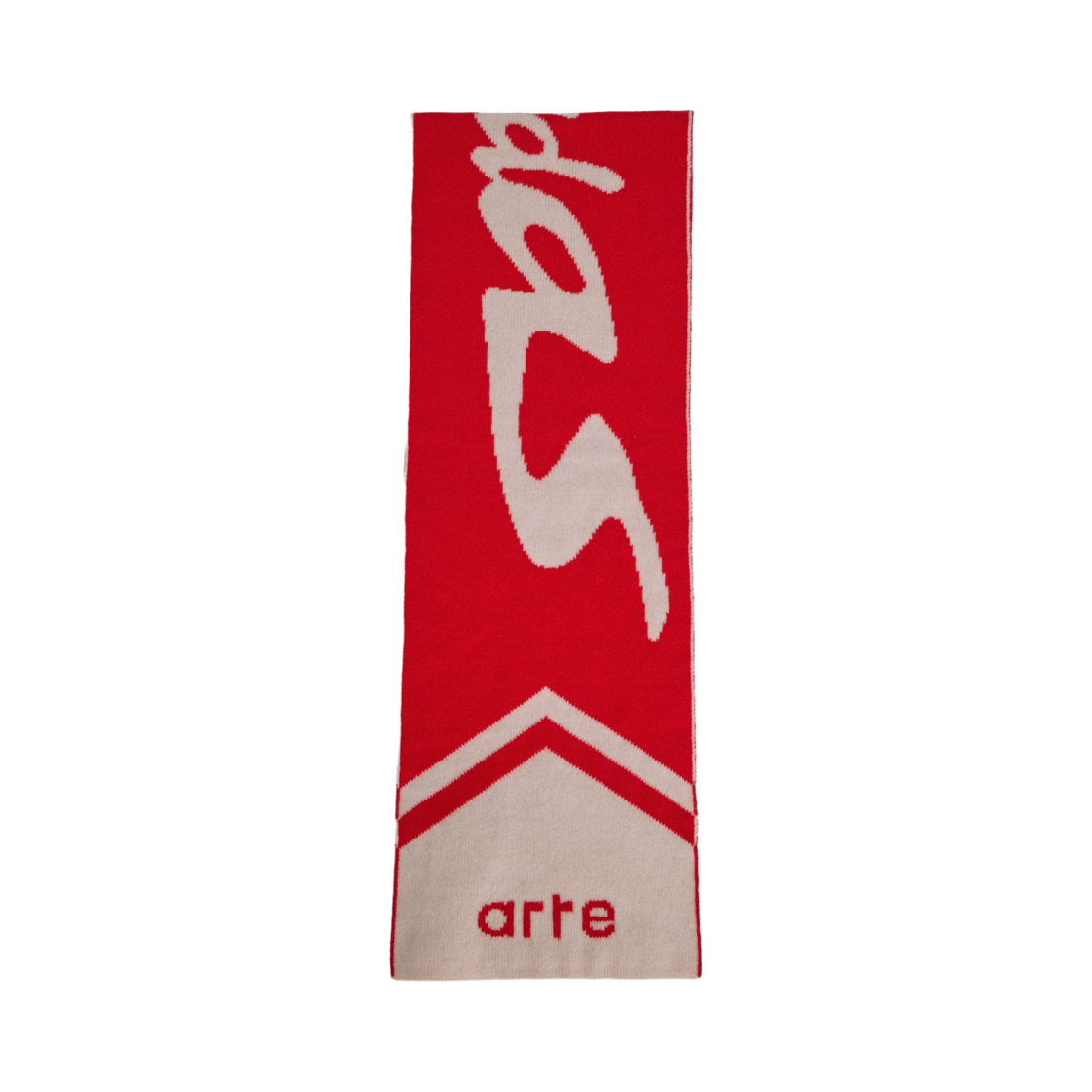 KR8774 Adidas x Arte Antwerp Scarf Lush Red White
