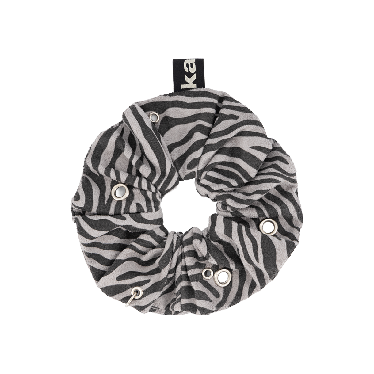 C26002ZB Kantr Eyelet Scrunchie Zebra