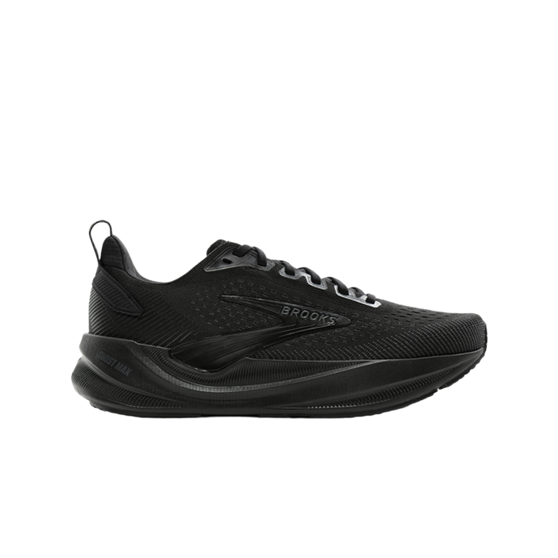 1204851D020 (W) Brooks Running Ghost Max 4 Black - D Wide
